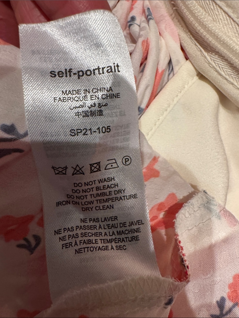Self Portrait Printed Floral One Shoulder Top - Picture 8 of 8